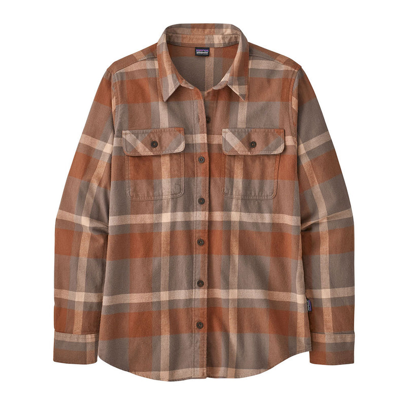 Patagonia Long-Sleeved Organic Cotton Fjord Flannel Shirt Donna