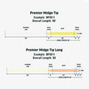 RIO PREMIER LAKE MIDGE TIP 3FT INT