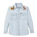 Filson EMBROIDERED WESTERN SHIRT CHAMBRAY donna