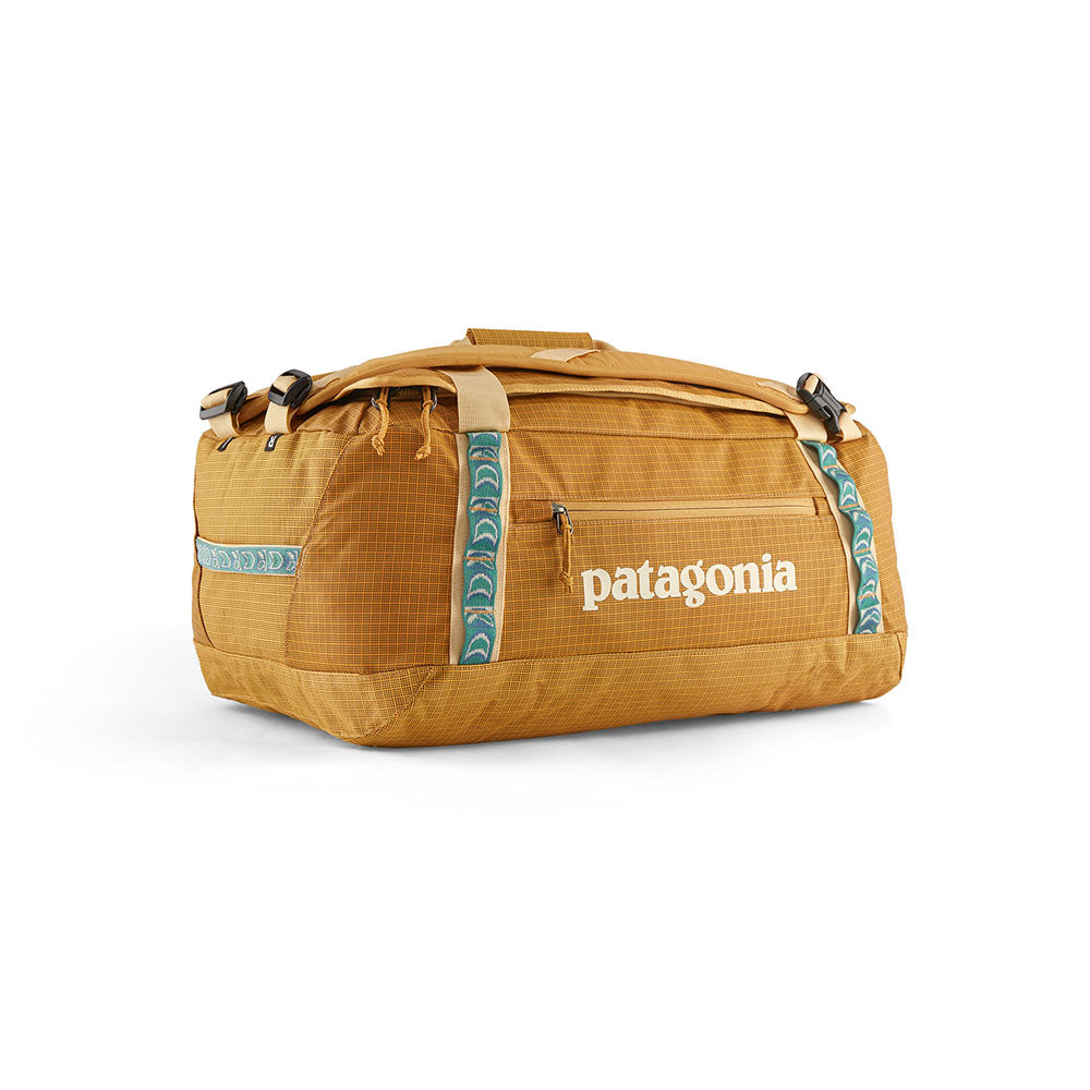 buy patagonia black hole duffel 45l - Its sturdy polyester fabric with TPU film laminate and water repellent finish makes this bag super durable and able to withstand extreme weather and rough handling with ease Patagonia Black Hole Duffel 40L