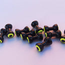 duble pupilo brass eyes black yellow