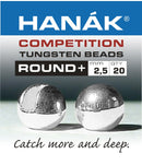 HANAK TUNGSTEN BEAD ROUND+