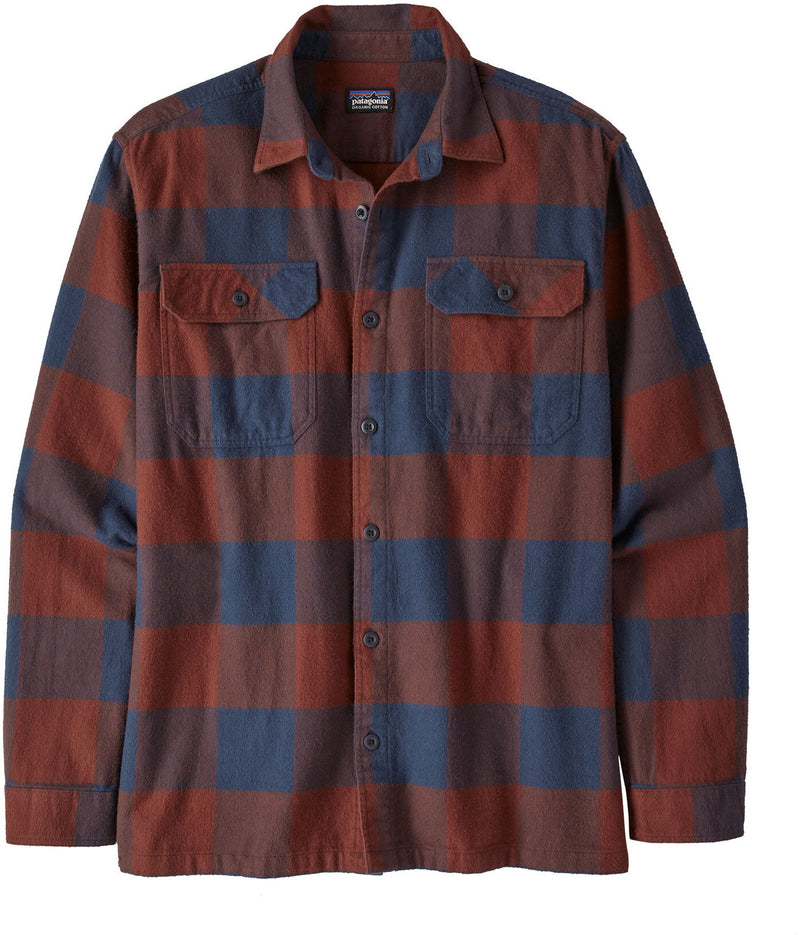 Patagonia Long-Sleeved Organic Cotton MW Fjord Flannel Camicia