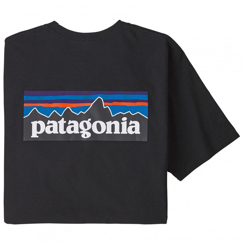 Patagonia p 6 Logo Responsibili Tee nera