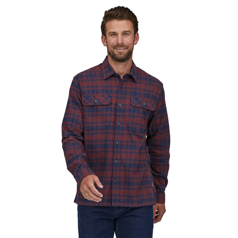 Patagonia Long-Sleeved Organic Cotton MW Fjord Flannel Camicia