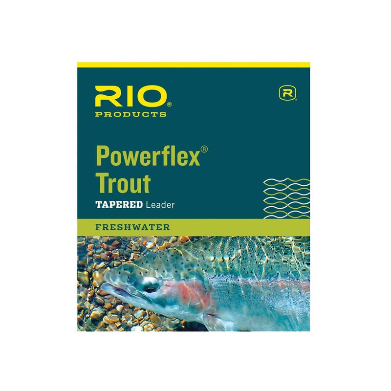 Rio Powerflex Tapered Leader 9ft - Confezione da 3 trota Rio Powerflex